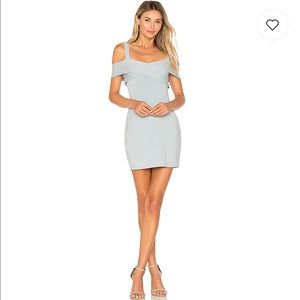 Evie Cold Shoulder “by the way.” dress light blue